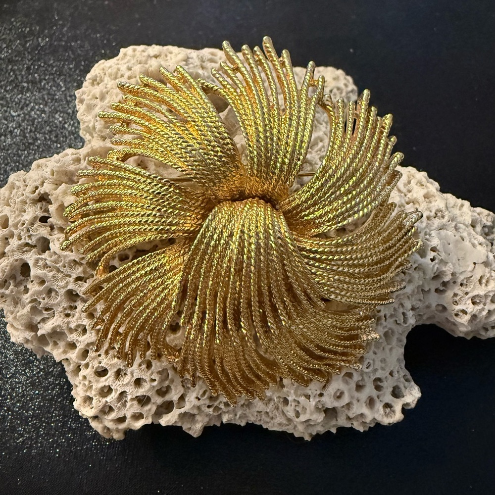 Vintage Monet Cordelia Brooch. 3” x 3”. Excellent Vintage Condition.